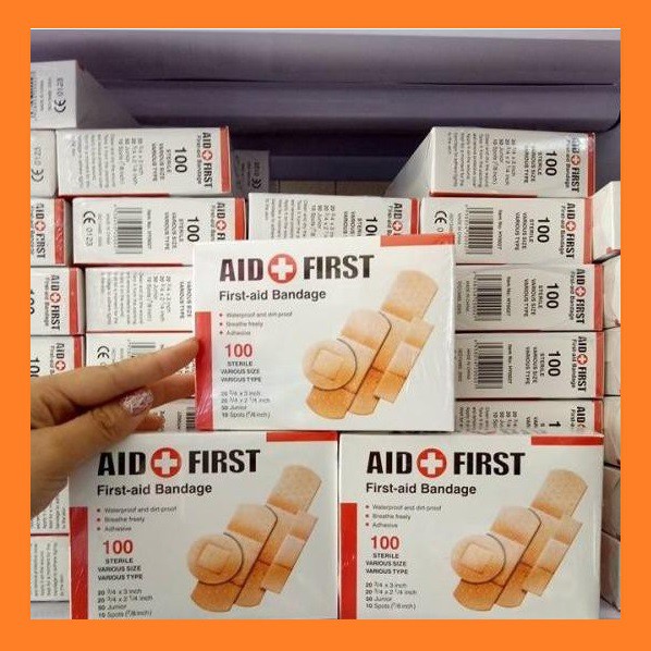 [HCM]HỘP 100 MIẾNG BĂNG Y TẾ CÁ NHÂN URGO