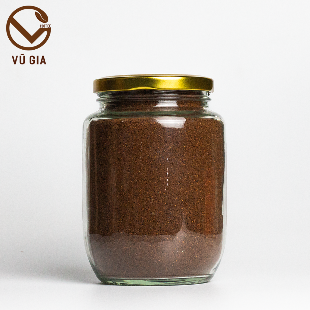 Cà Phê Culi Thượng Hạng Rang Mộc Nguyên Chất Vũ Gia (400g/ hũ)