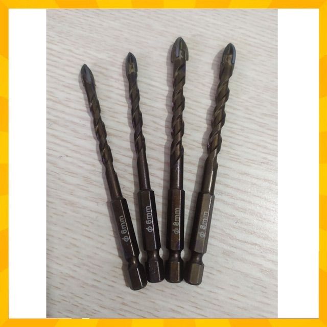 Mũi khoan đa năng loại 6mm 4 cạnh