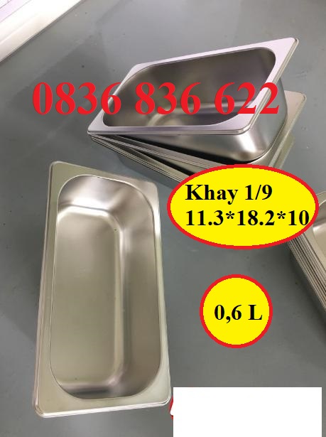 Khay đựng topping inox cao cấp ( Đã bao gồm nắp )