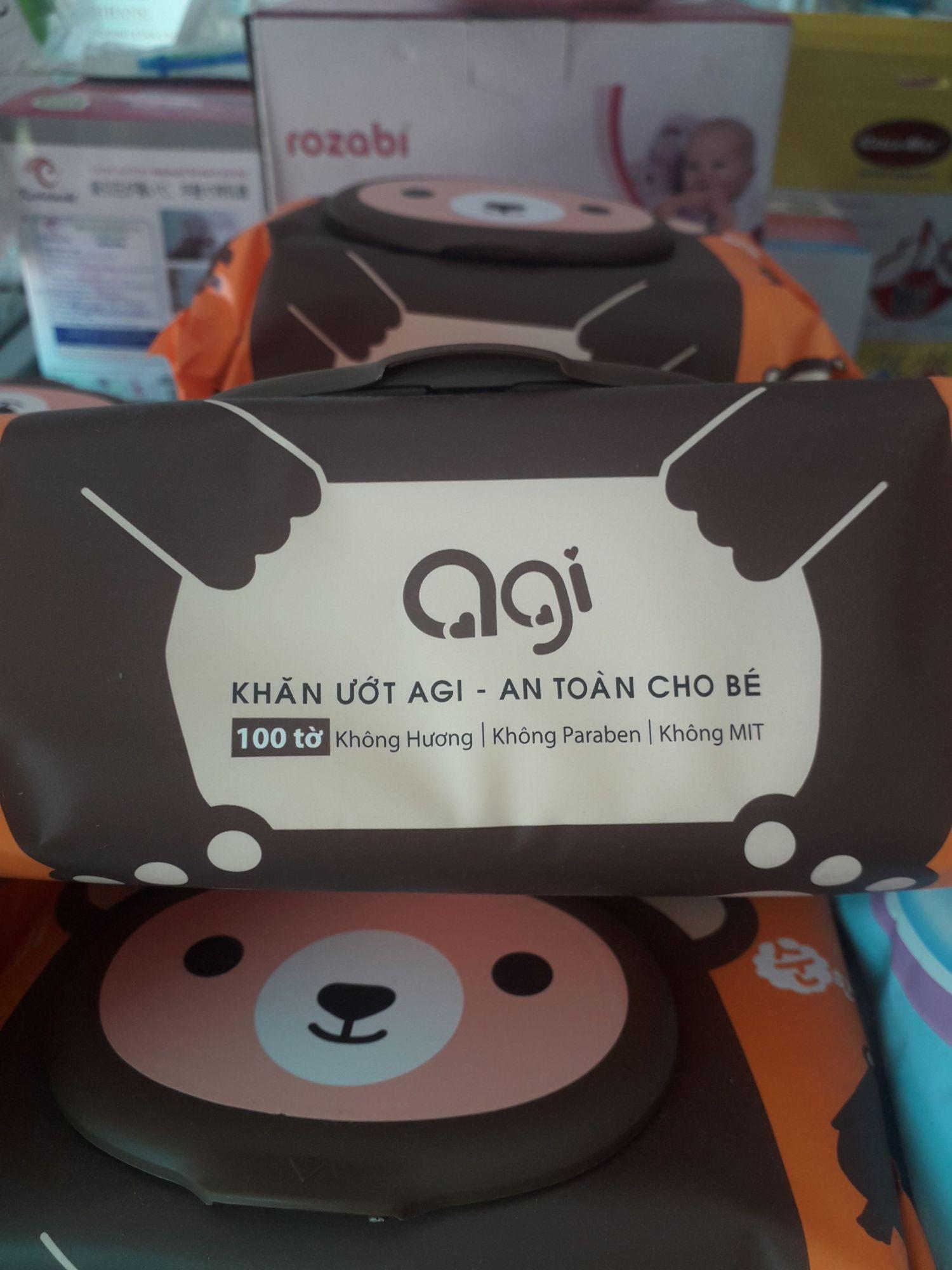 COMBO 10 KHĂN ƯỚT AGI 100 TỜ