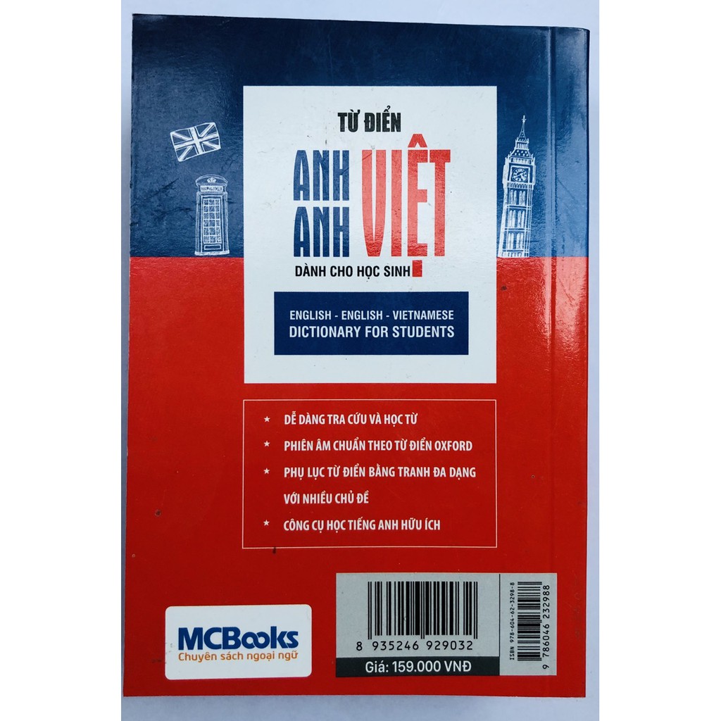 [HCM]Sách - Từ điển Anh – Anh- Việt dành cho học sinh