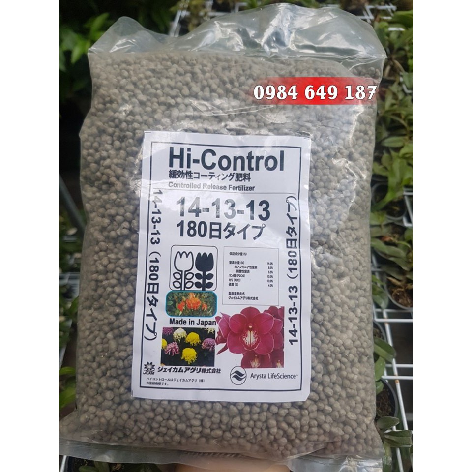 Phân tan chậm Nhật 14 - 13 - 13 tốt cho mọi cây trồng gói 200g, cam kết sản phẩm đúng mô tả, chất lượng đảm bảo