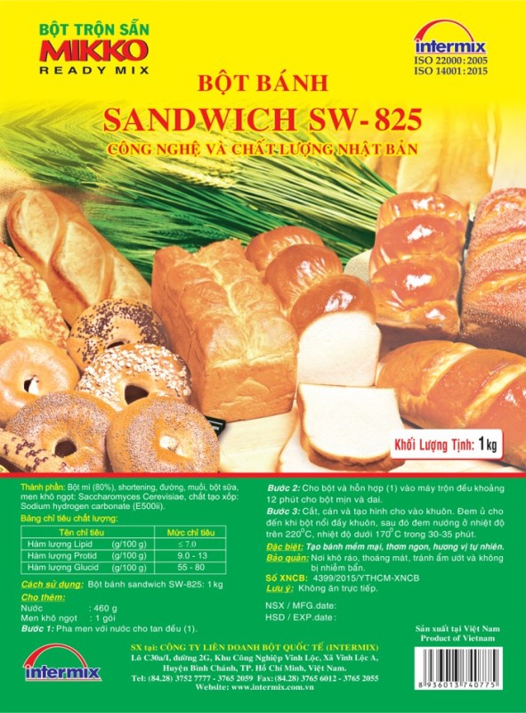VIKYBOMI - Bột bánh Sandwich
