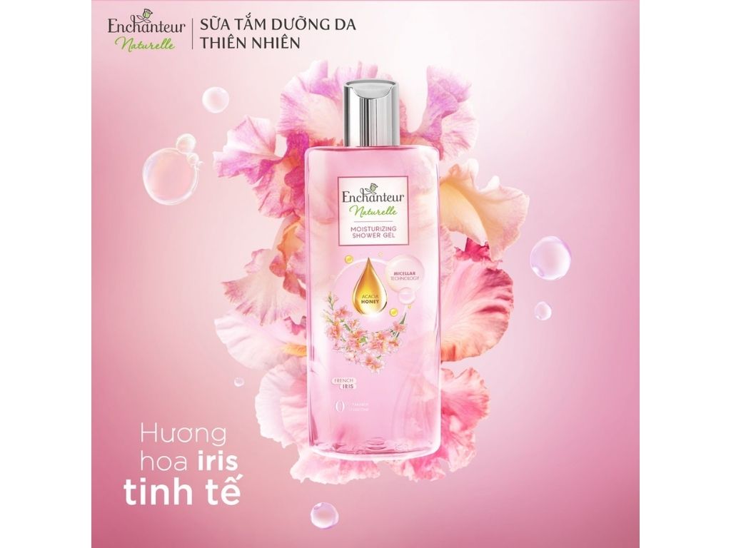 [Siêu thị WinMart] -  Sữa tắm Enchanteur Naturelle Iris 510g