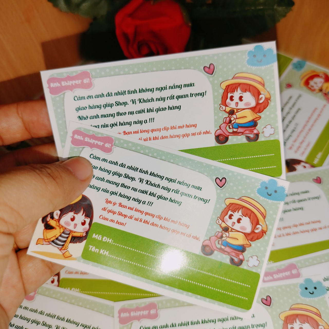[HCM]combo 100 Tem dán cảm ơn shipper NHÃN CÁM ƠN SHIPPER-MẪU 9