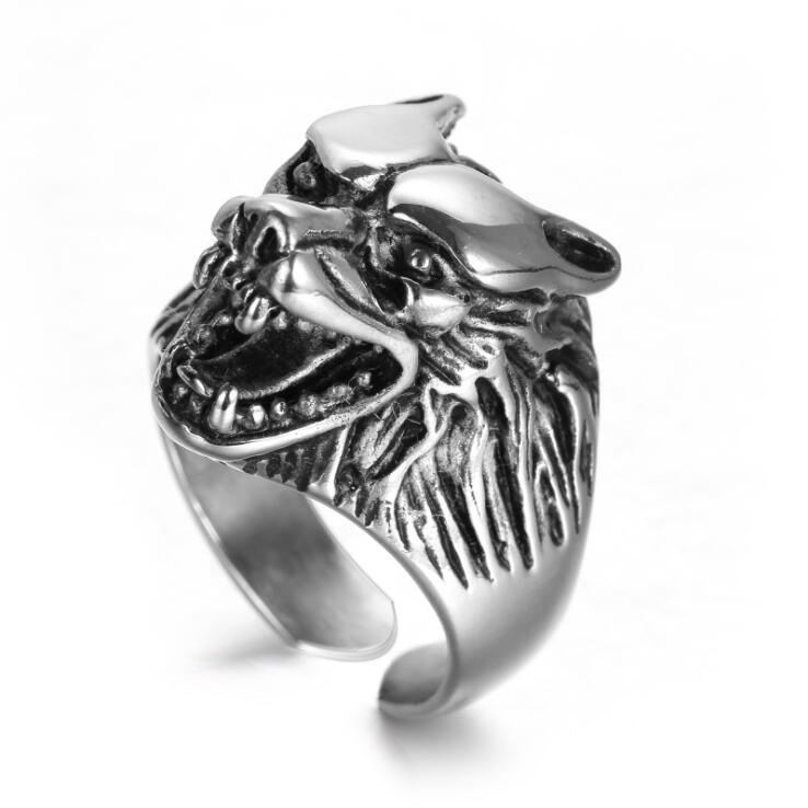 Nhẫn nam thần thú titanium cá tính, mạnh mẽ nhiều lựa chọn