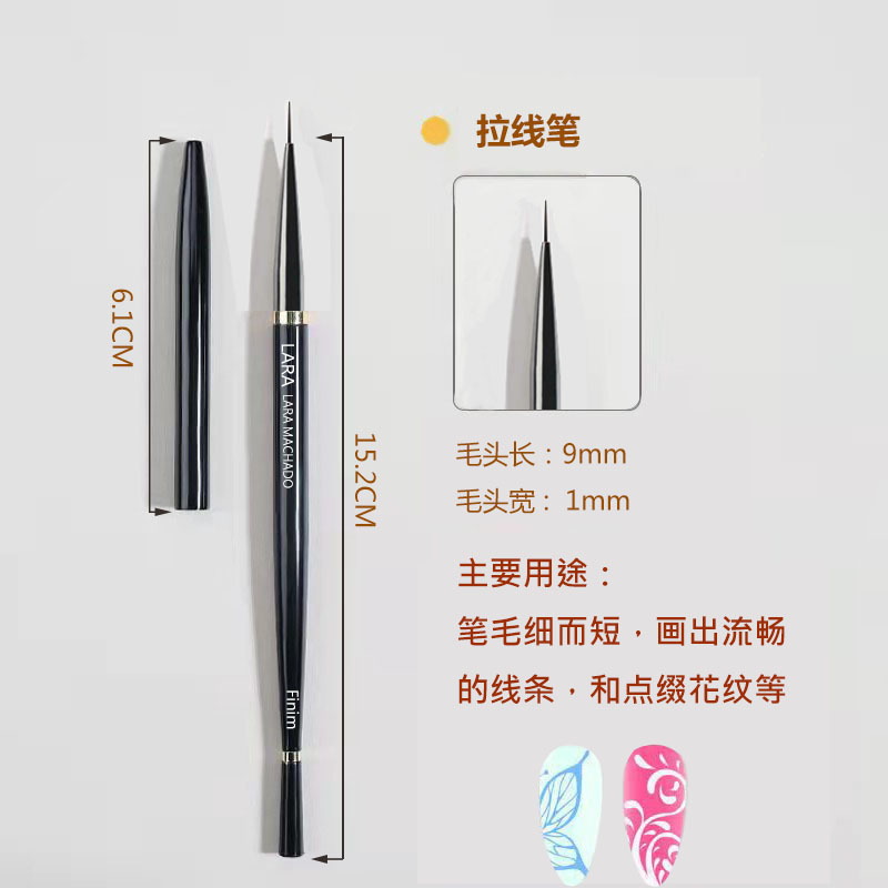 Bộ 3 cây,cọ nét, vẽ màu nước, cọ đầu tròn trang trí móng