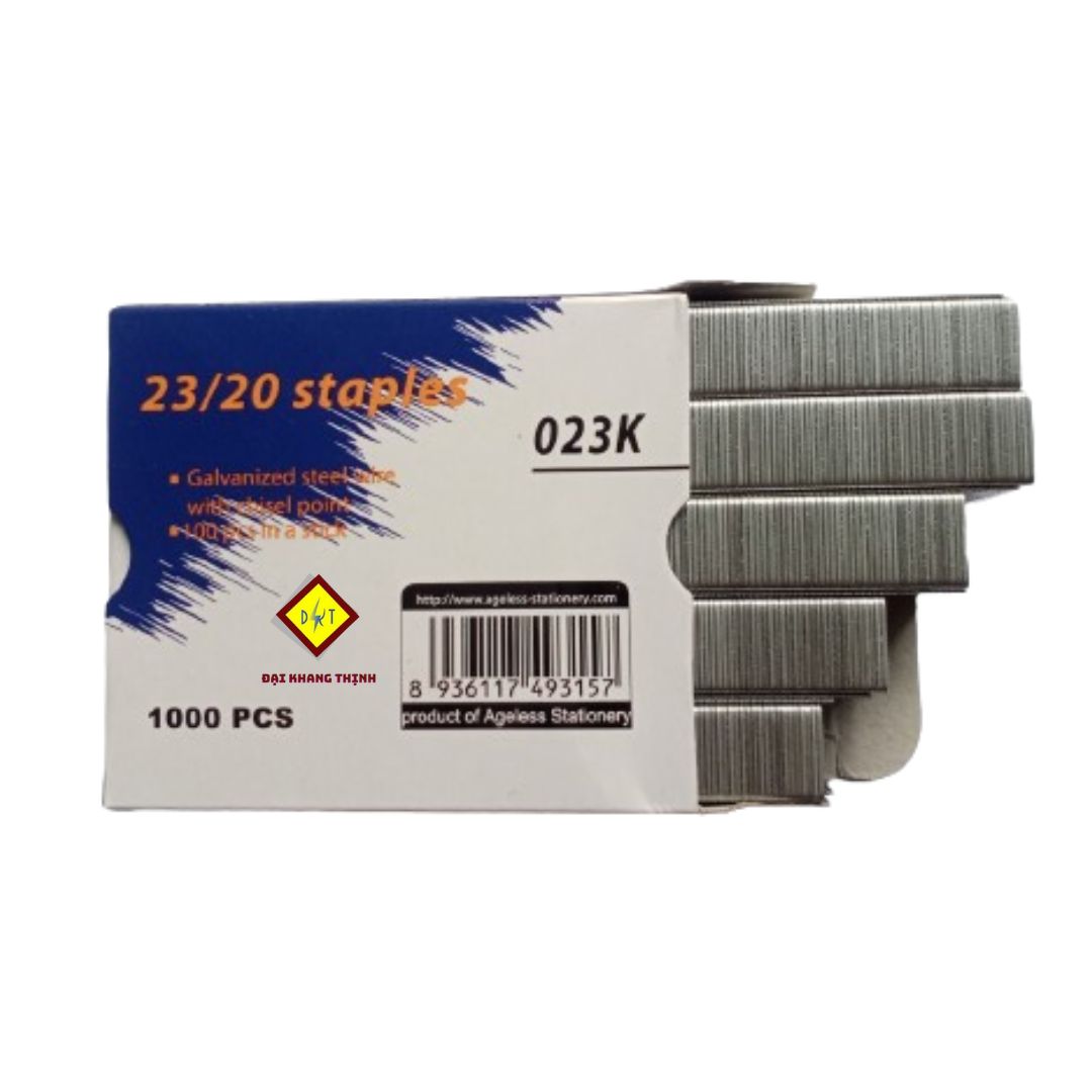 Kim bấm giấy cho máy 50sa-50la 23/8 23/10 23/13 23/15 23/17 23/20 23/23 ghim bấm giấy số lớn đinh gim giấy ghim đóng tập