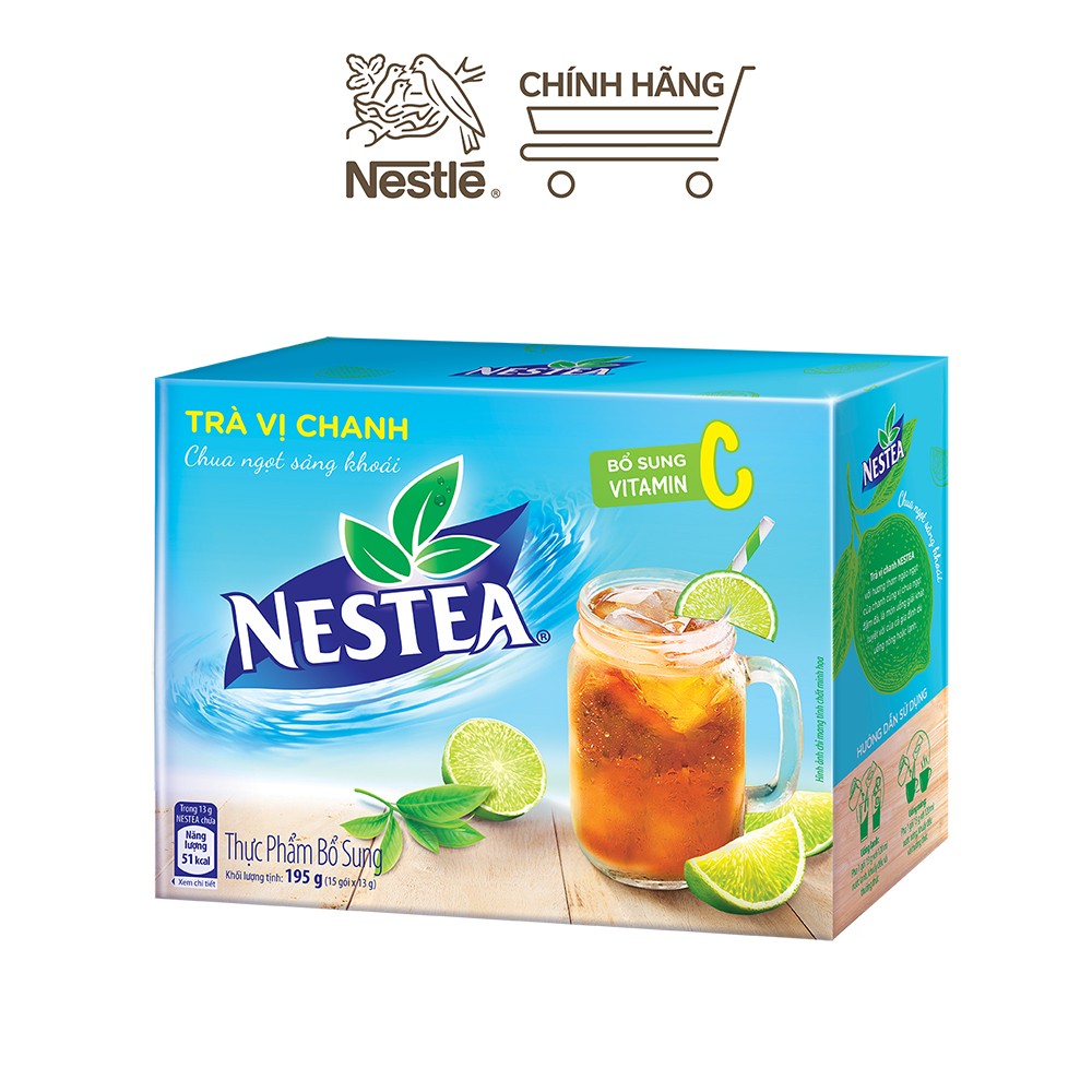 [Nestea] Trà Vị Chanh Nestea - 15 gói x 13g
