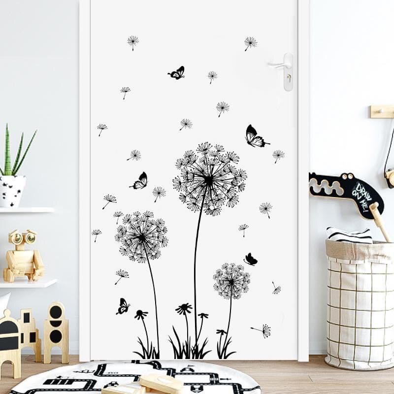 Decal dán tường hoa bồ công anh