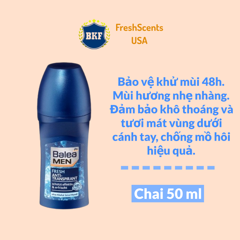 Lăn nách Mùi Balea 50ml - Nhập Khẩu Đức