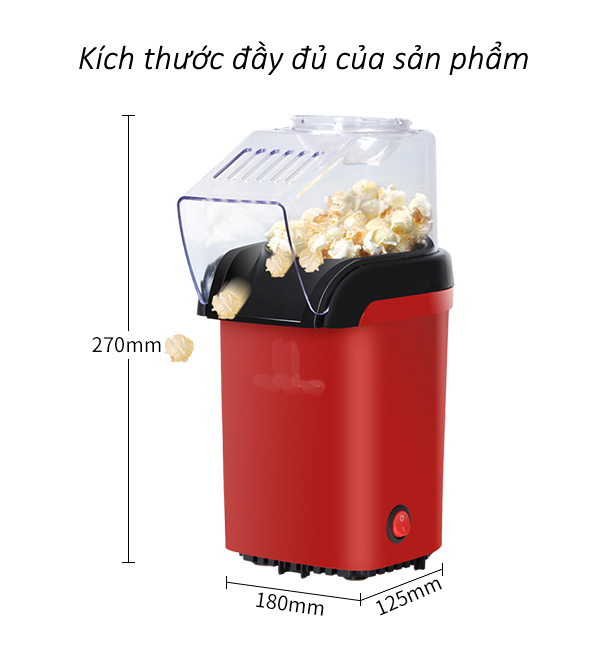 Home popcorn machine - Mini popcorn maker - Minijoy home popcorn maker