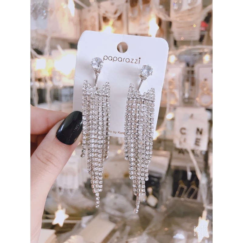 Khuyên tai đá lấp lánh