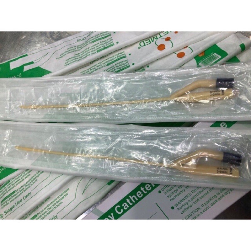 ỐNG THÔNG TIỂU FOLEY 2 NHÁNH - (HỘP 10 CHIẾC)