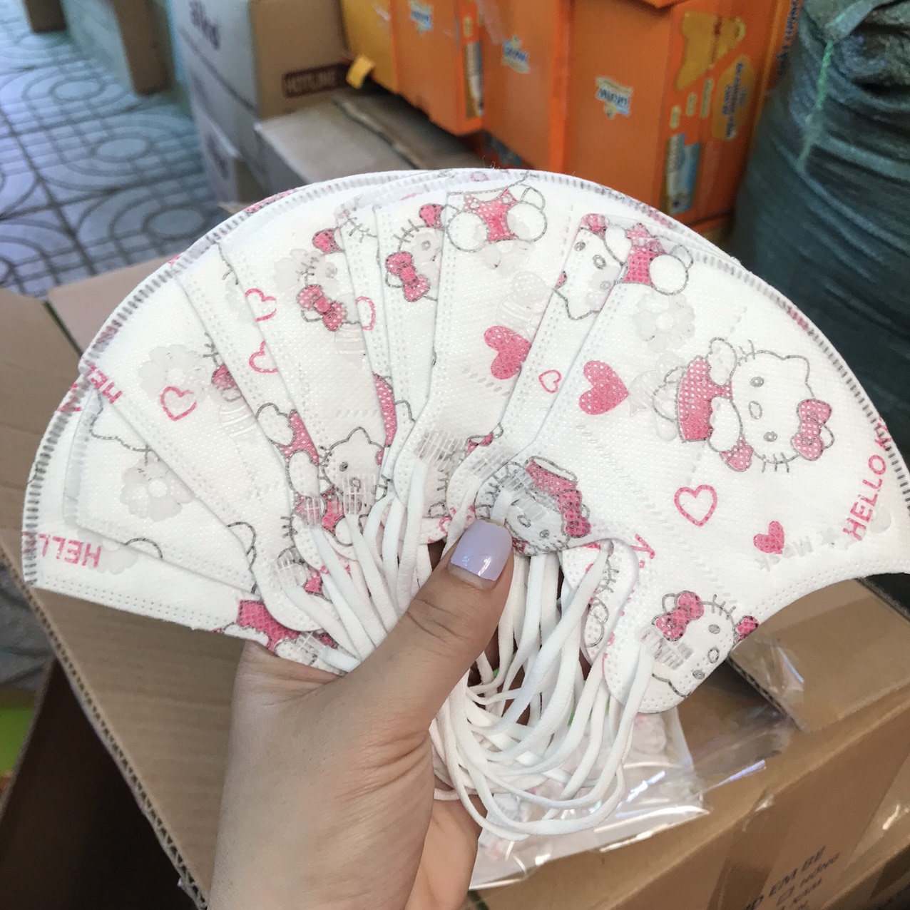 KHẨU TRANG EM BÉ PT 3D mask hộp 10 cái