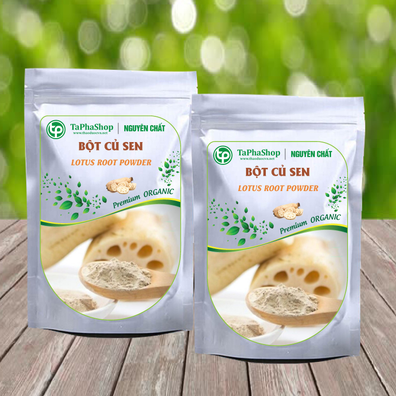 Bột củ sen nguyên chất 200g - Thảo Dược Tấn Phát