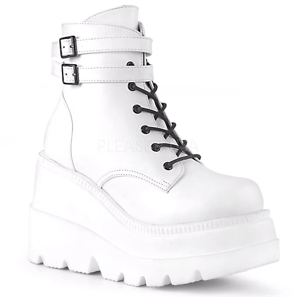 (FREESHIP - SẴN) GIÀY BOOTS HARAJUKU ROCK DARK - Giày Boots Đế Bánh Mì