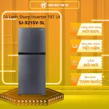 SJ-X215V-SL - Tủ Lạnh Sharp Inverter 197 Lít SJ-X215V-SL - GIAO HÀNG TOÀN QUỐC - FREESHIP HCM