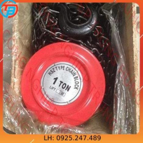 Pa lăng xích kéo tay 1 tấn 2.5m/ 5m