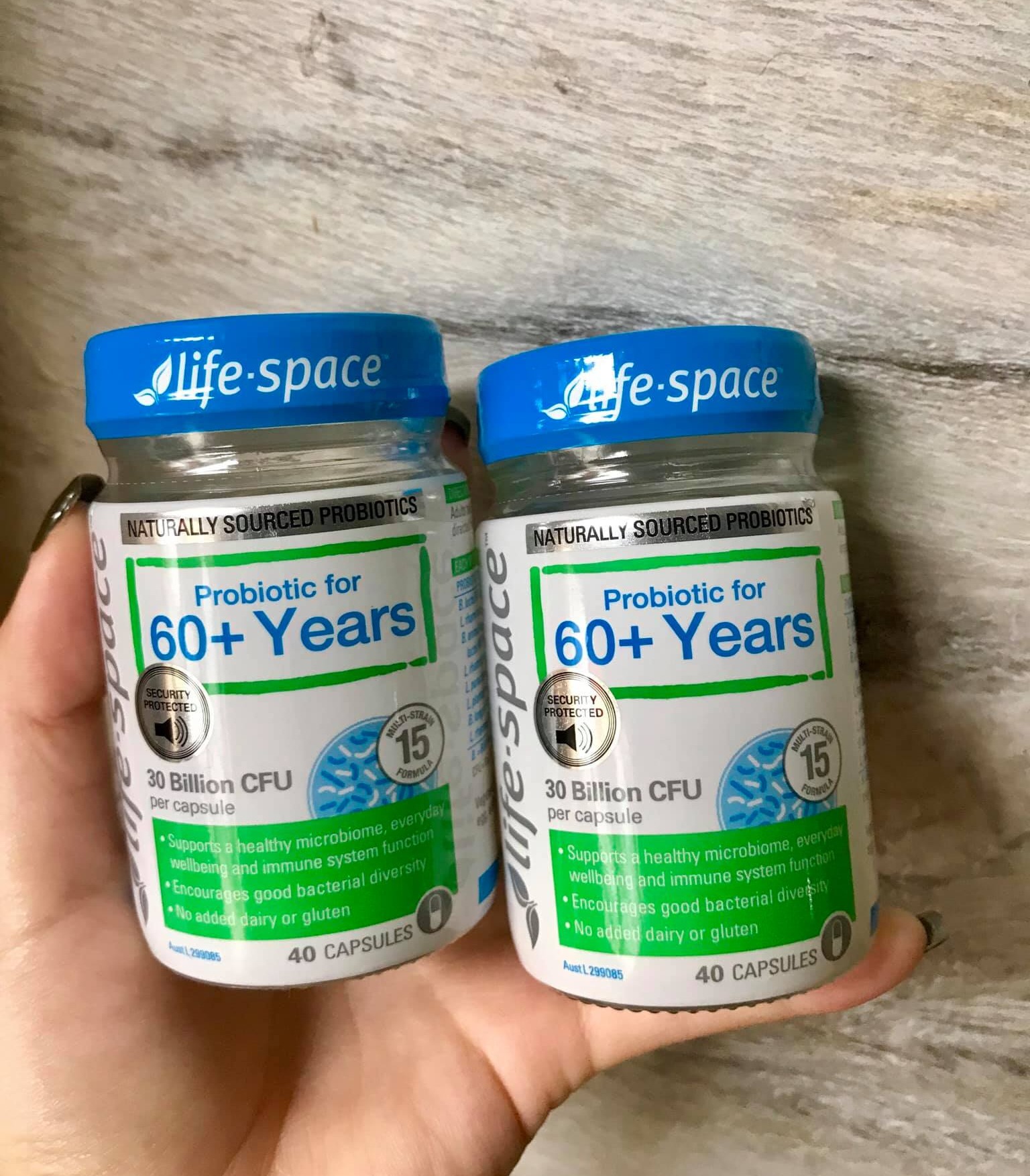 Men vi sinh Life Space Probiotic For 60+ Years 40 Capsules