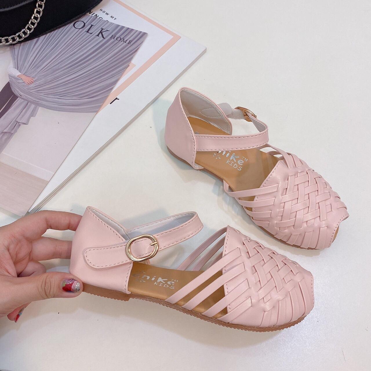 Sandal hậu rọ lưới đan dây