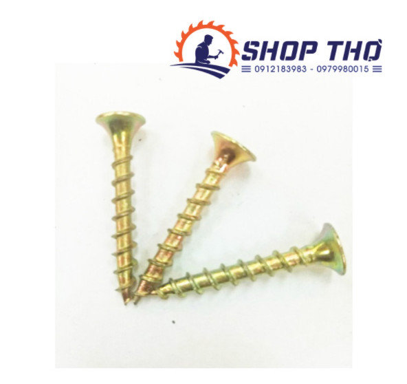 Vít Gỗ Màu Vàng (Túi 1Kg) (Lưu Ý Chọn Cỡ Phù Hợp)