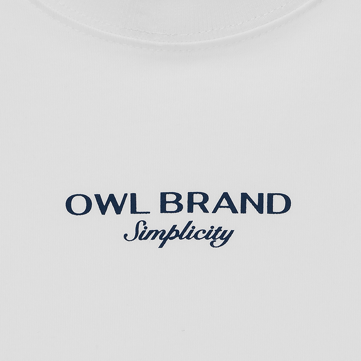 Áo thun nữ Owlbrand Simlicity/Trắng