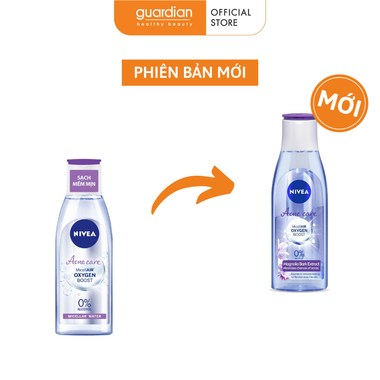 Nước Tẩy Trang Chăm Sóc Da Mụn NIVEA 200Ml