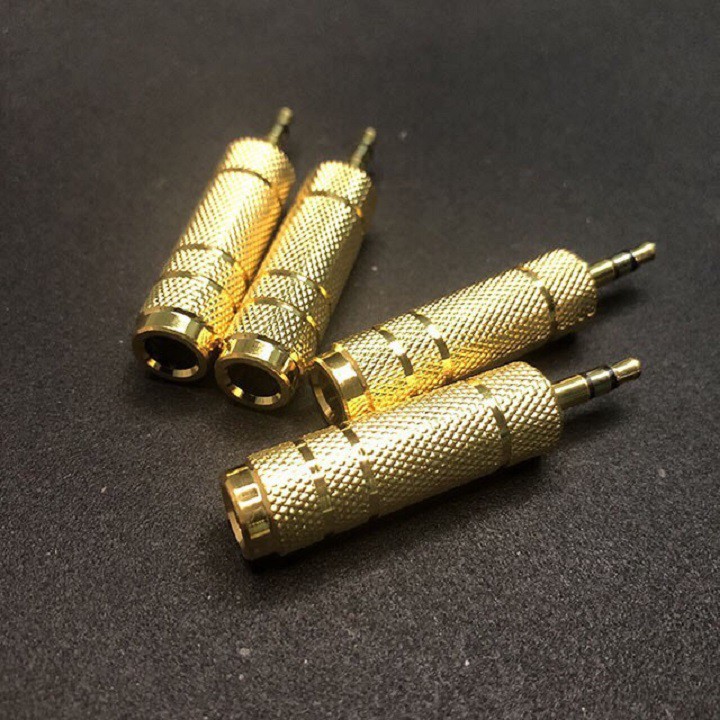 Jack 6.5mm ra 3.5mm - rắc av đổi 6.5 ra 3.5 mm