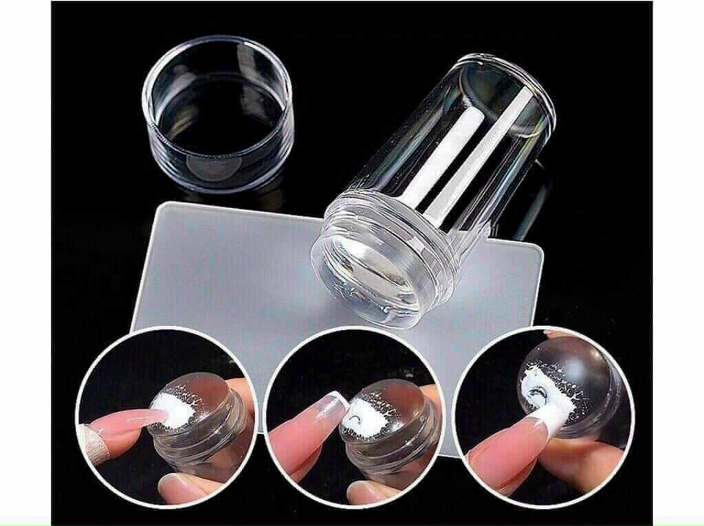 Con dấu in móng tay silicon in họa tiết nail