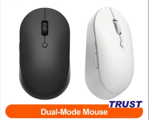 [HCM]PHIÊN BẢN QUỐC TẾ TIẾNG ANH - HÀNG NHẬP KHẨU - Chuột Máy Tính Không Dây XIAOMI MI DUAL MODE WIRELESS MOUSE SILENT EDITION 125Hz 2.4 GHz DPI 1300 - Hàng Chính hãng