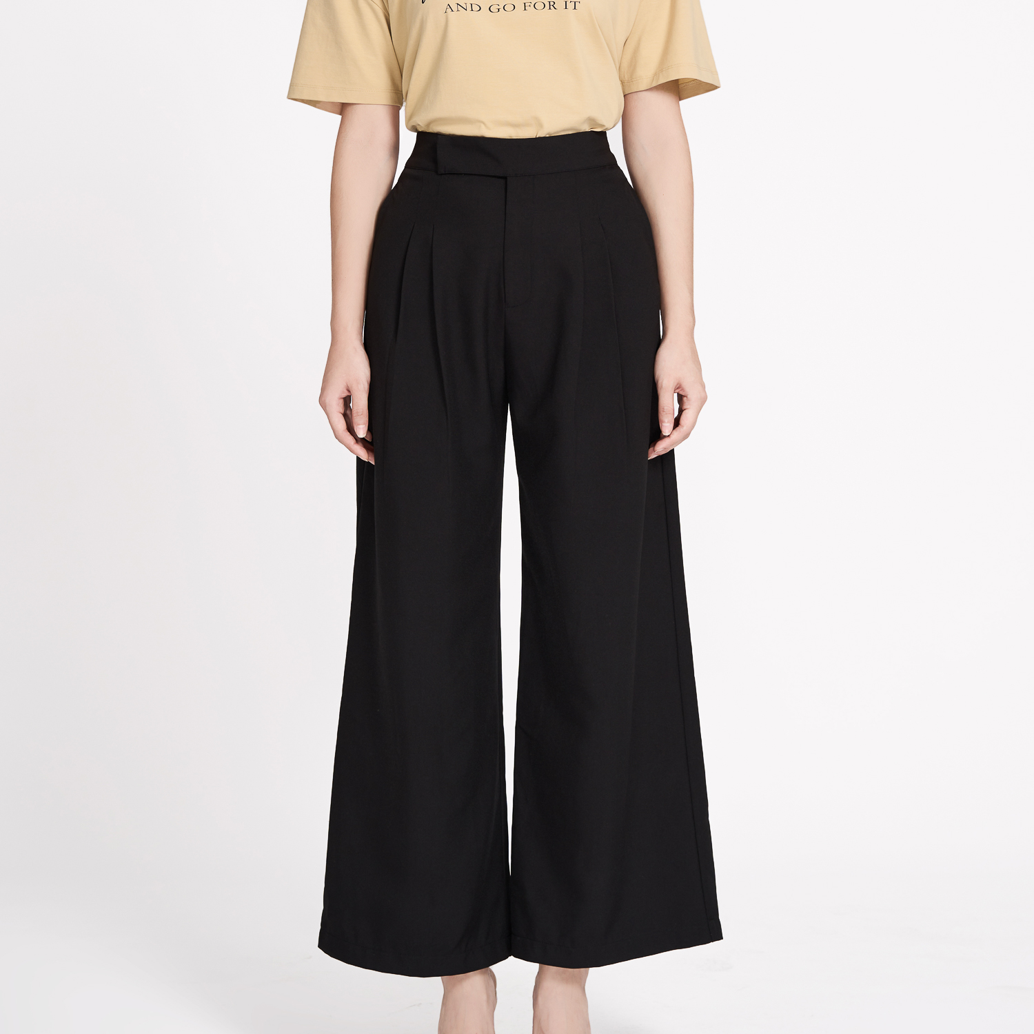 Quần dài Maybi ống suông cotton lạnh