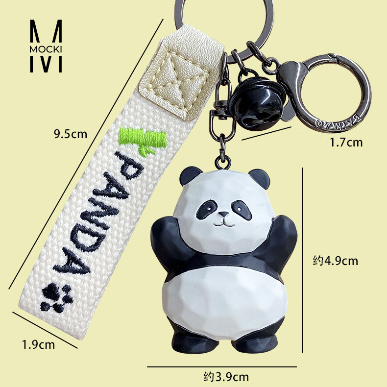 Móc khóa gấu trúc nhiều tư thế