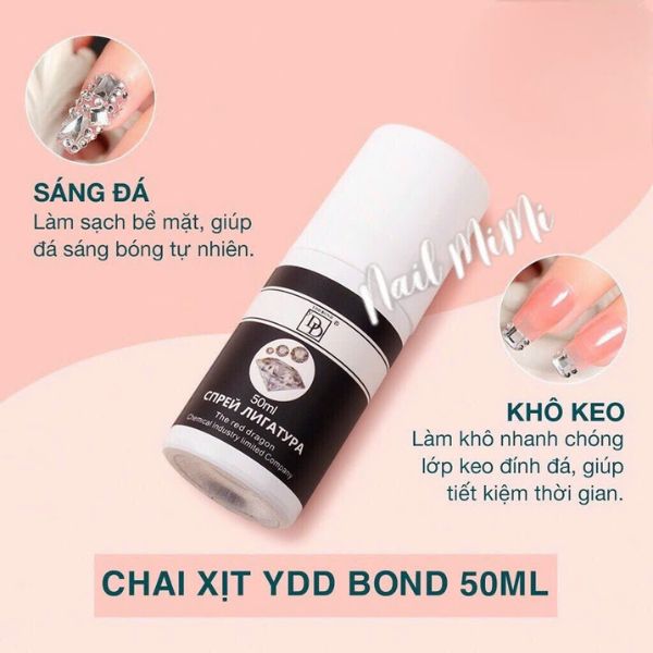Chai Xịt Sáng Đá Nail, Khô Keo YDD