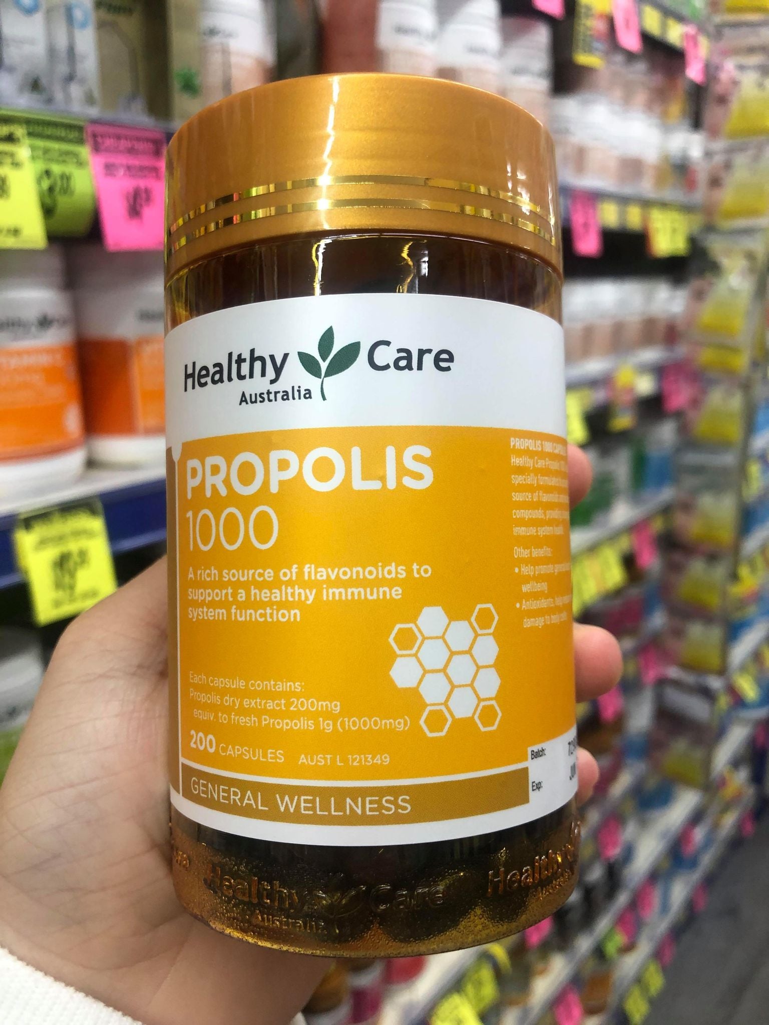 Keo ong Healthy Care Propolis 1000