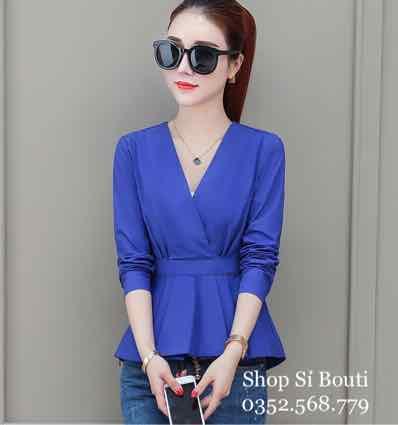 Áo Cổ V Sang Chảnh Phong Cách Hàn Quốc Cực Hot