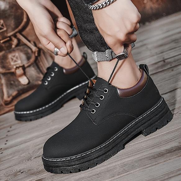 Giày Boot Nam Cổ Thấp Da Mờ TOOLING GN393