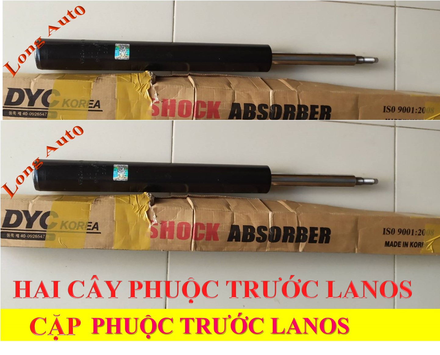 CẶP PHUỘC TRƯỚC XE LANOS (2 CÂY)