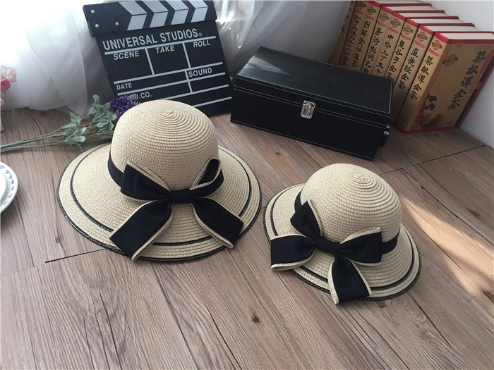 Set Nón Cói Đi Biển Vành Cụp Mẹ Và Bé