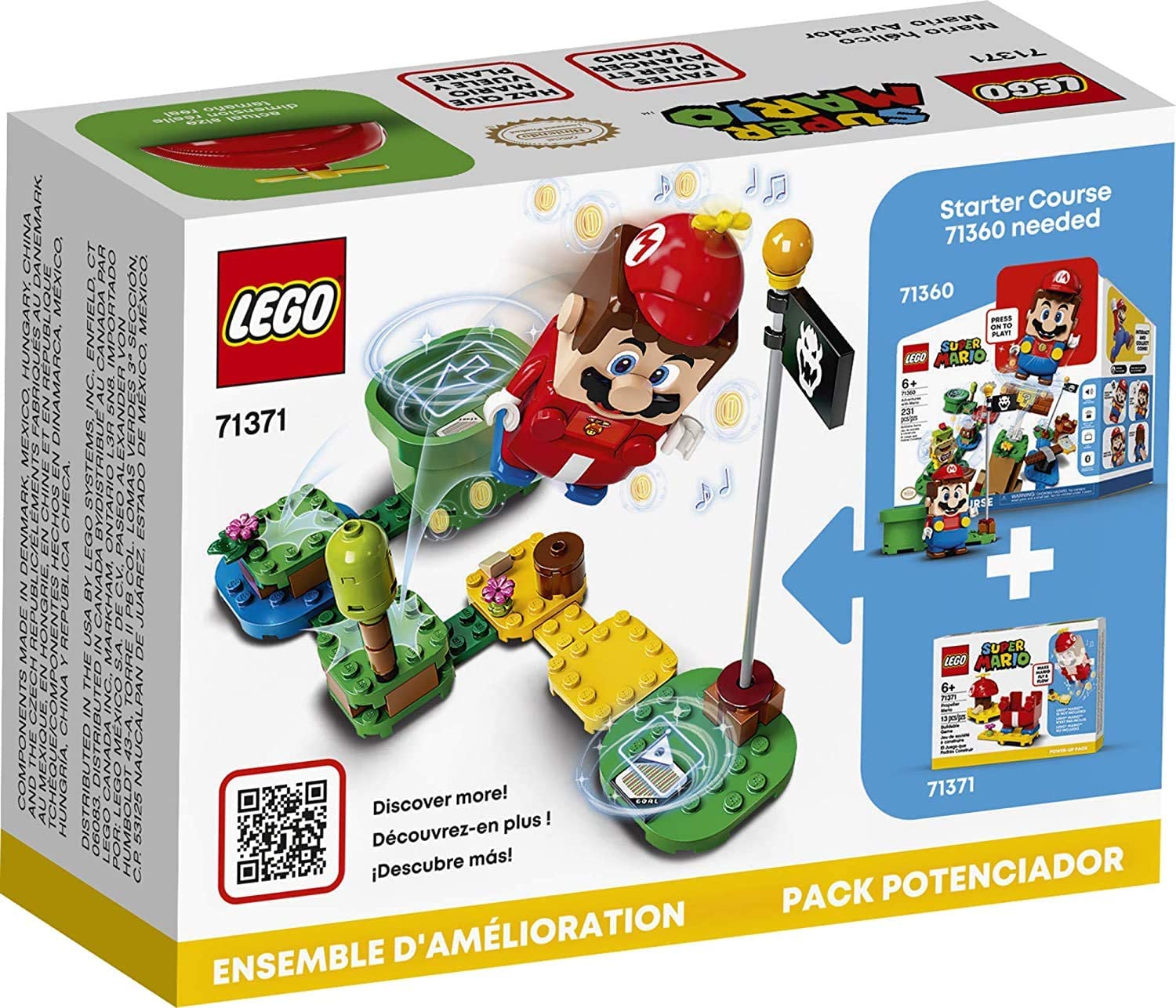 [HAPPY BRICKS] - LEGO  SUPER MARIO - 71371 - GÓI NÂNG CẤP CÁNH QUẠT - PROPELLER POWER-UP PACK