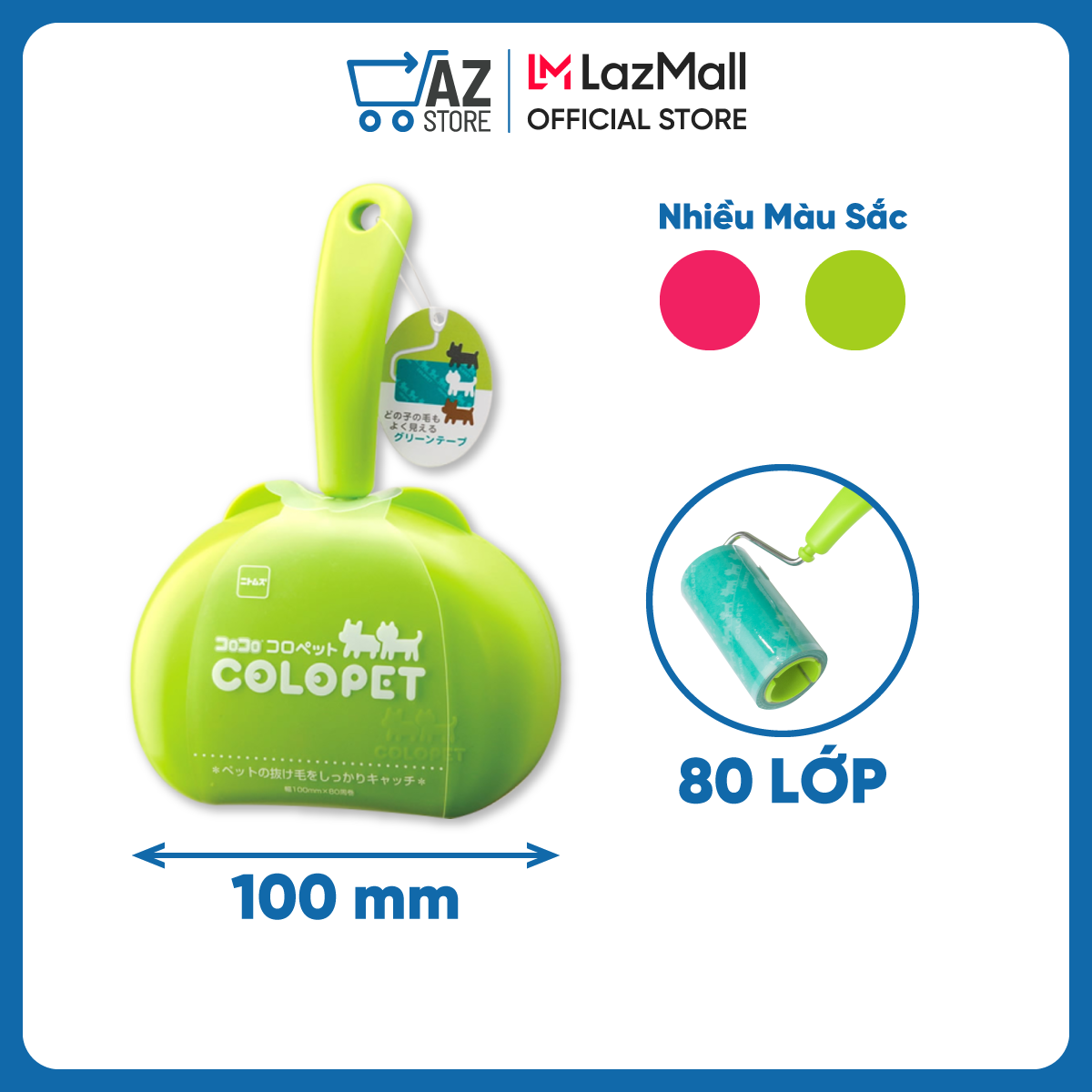 HCM C y L n L ng Th C ng COLOCOLO COLOPET - L n S ch L ng Ch M o Th C ng B T L ng Th Lo i B T c Nh n G y D ng - L i R ng 100mm x 80