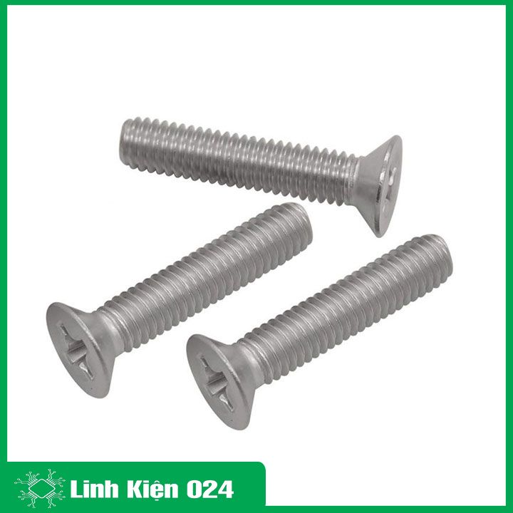 Combo 10 vít sắt M36 chiều dài 0.5cm, 1cm, 2cm, 3cm, 4cm tùy chọn