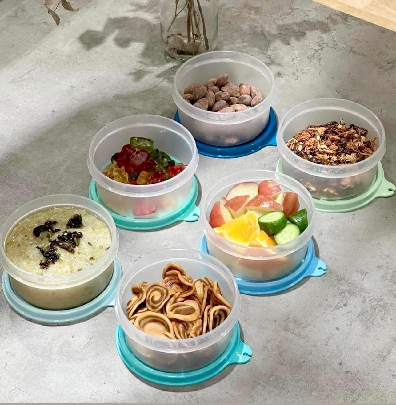 BỘ HỘP BQT TUPPERWARE COLORFUL SMALL SERVER 200ml