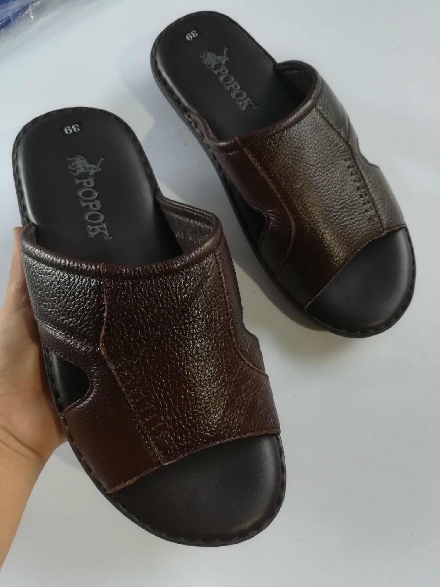 Dép da nam cao cấp siêu êm bền