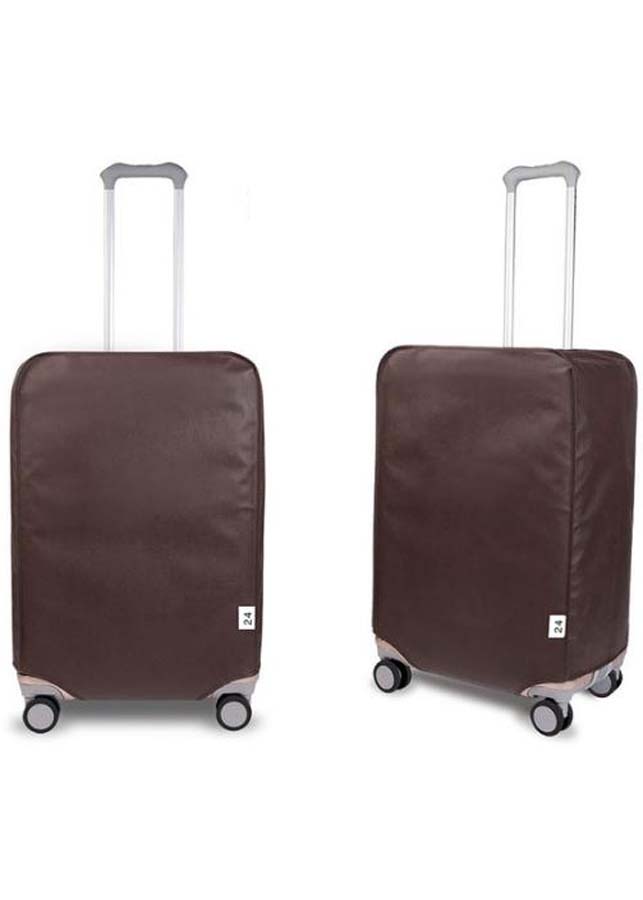 Vải Bọc trùm Vali Size 24 inch (nâu, hồng)