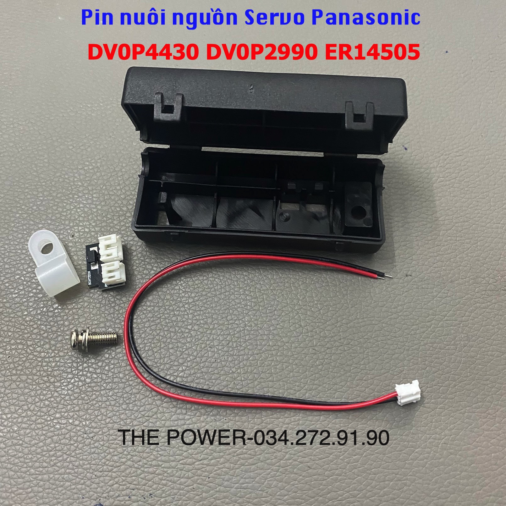 Pin nuôi nguồn Servo AC Encoder DV0P4430 DV0P2990 ER14505
