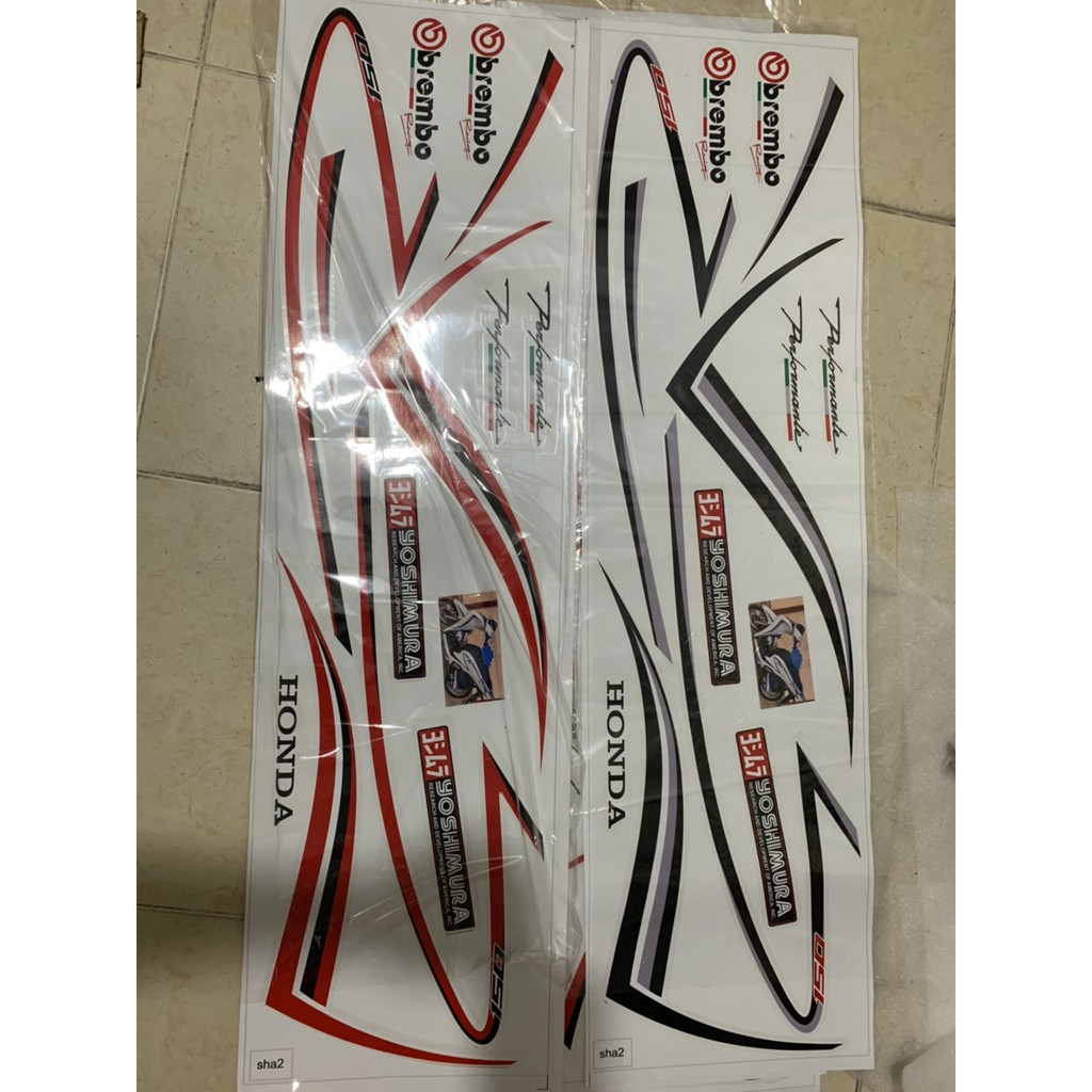 TEM CHỈ HONDA SH 2020 - 2021