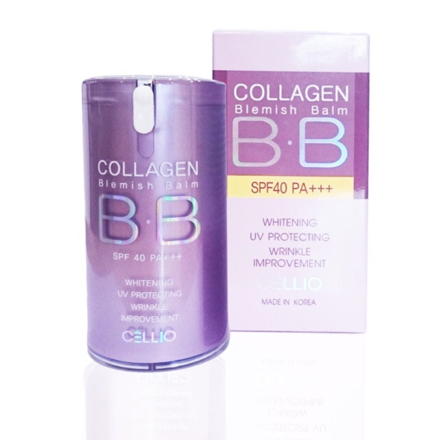 Kem nền cellio bb cream collagen 40gr - tone #21