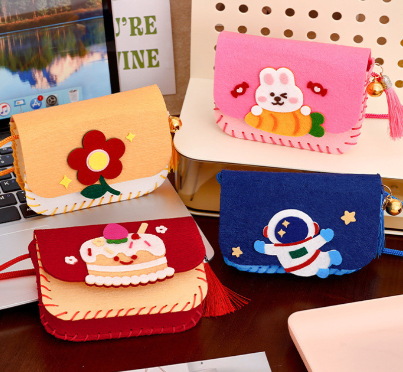 TÚI XÁCH THỦ CÔNG CHO BÉ TỰ LÀM, ĐỒ CHƠI HANDMADE CHO BÉ